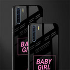 baby girl glass case for oppo f15 image-2