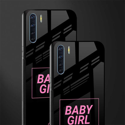 baby girl glass case for oppo f15 image-2