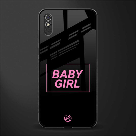 baby girl glass case for redmi 9i image