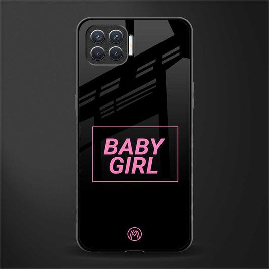 baby girl glass case for oppo f17 image