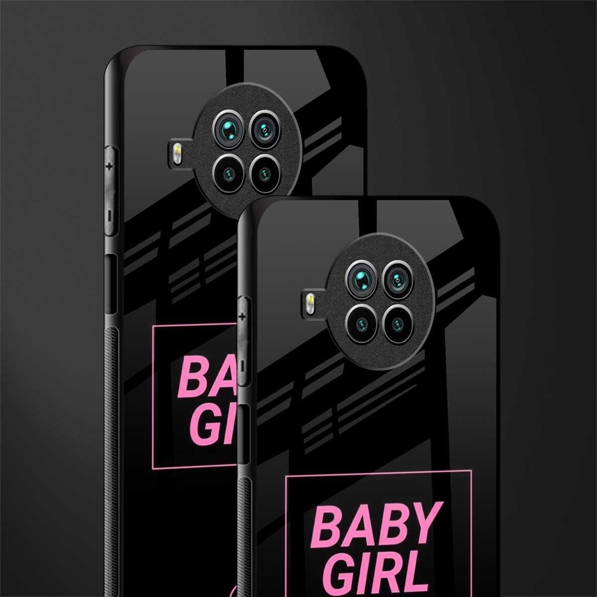 baby girl glass case for mi 10i image-2
