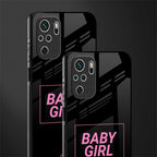 baby girl glass case for redmi note 10s image-2