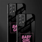 baby girl glass case for samsung galaxy a72 image-2