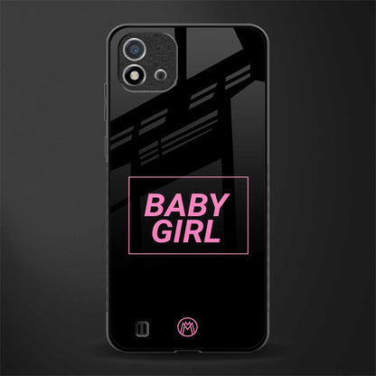 baby girl glass case for realme c20 image