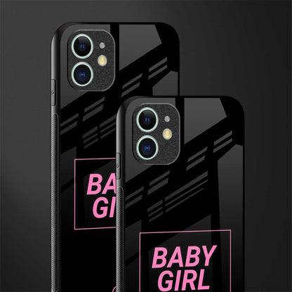 baby girl glass case for iphone 12 mini image-2