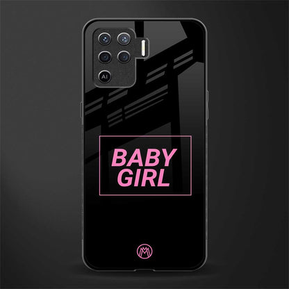 baby girl glass case for oppo f19 pro image