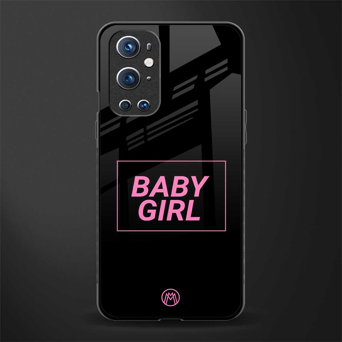baby girl glass case for oneplus 9 pro image