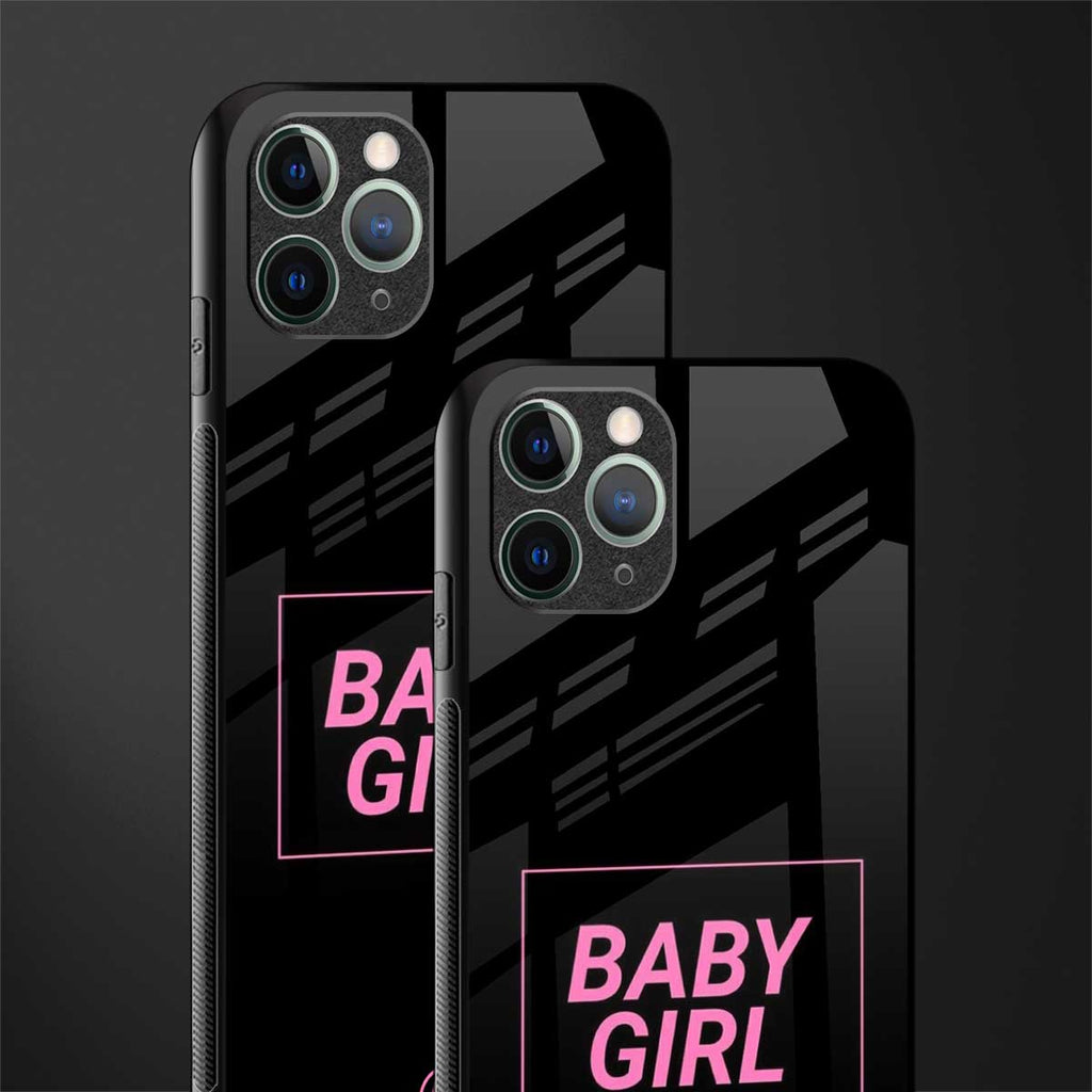 baby girl glass case for iphone 11 pro max image-2