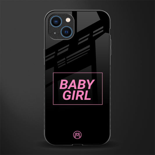 baby girl glass case for iphone 13 image