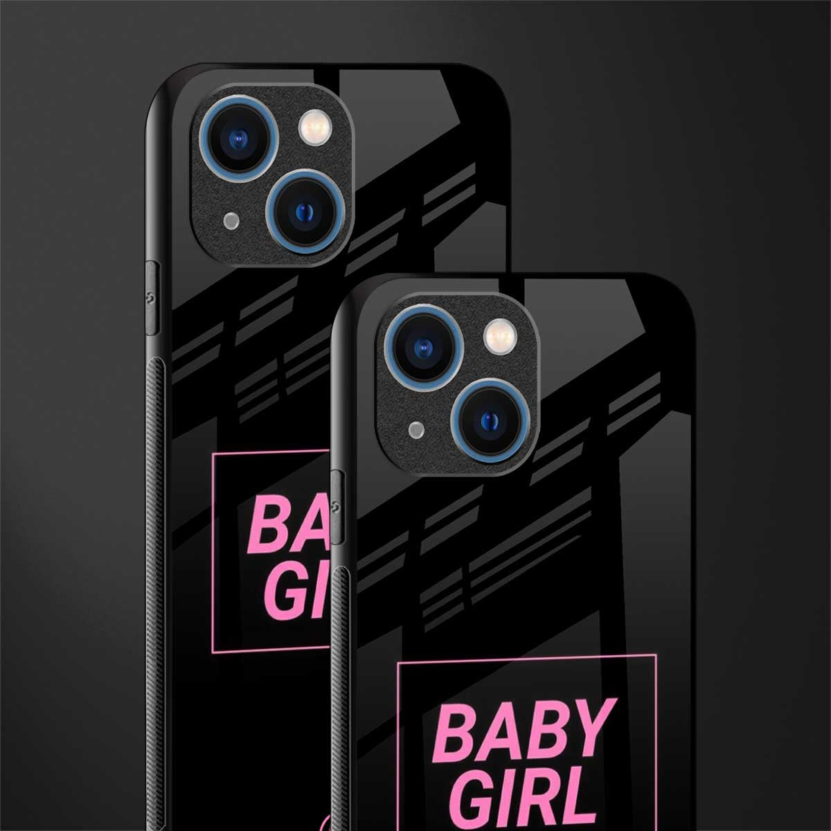 baby girl glass case for iphone 13 mini image-2