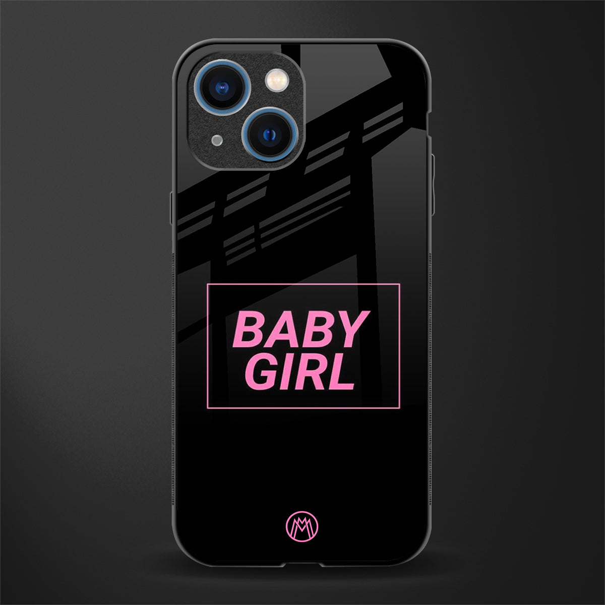 baby girl glass case for iphone 13 mini image