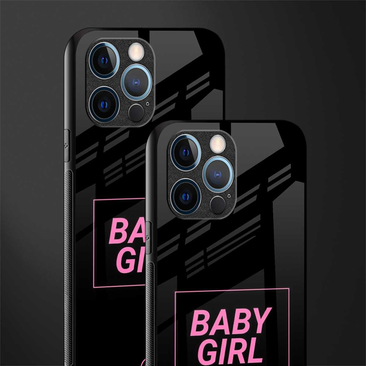 baby girl glass case for iphone 12 pro image-2