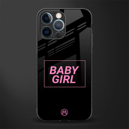 baby girl glass case for iphone 12 pro image