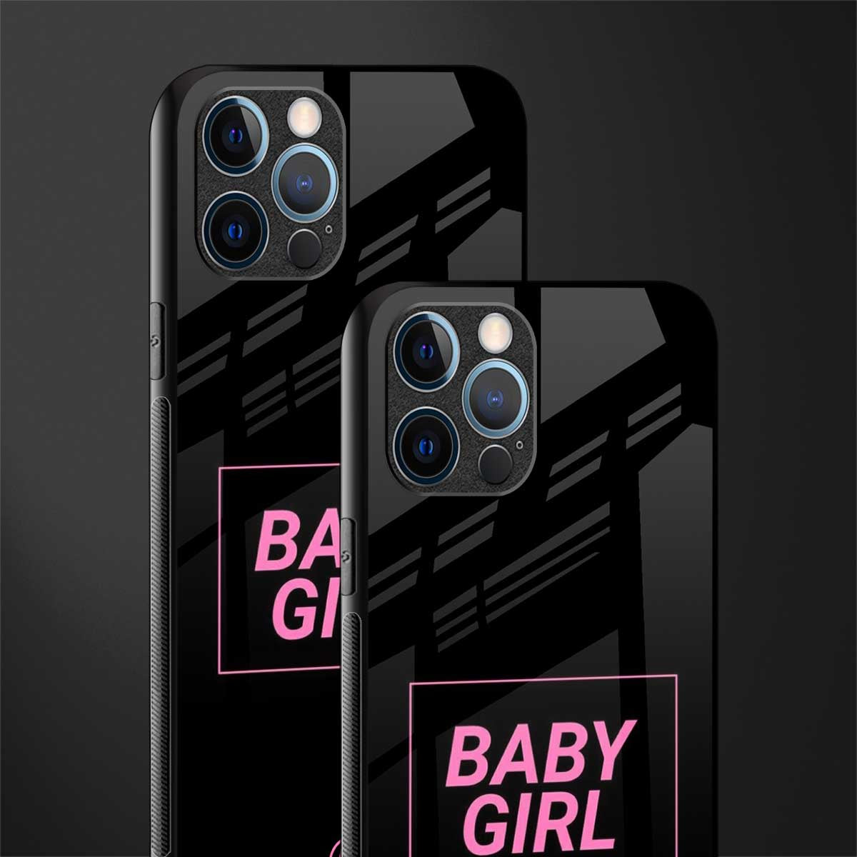 baby girl glass case for iphone 12 pro max image-2