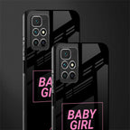baby girl glass case for redmi 10 prime image-2