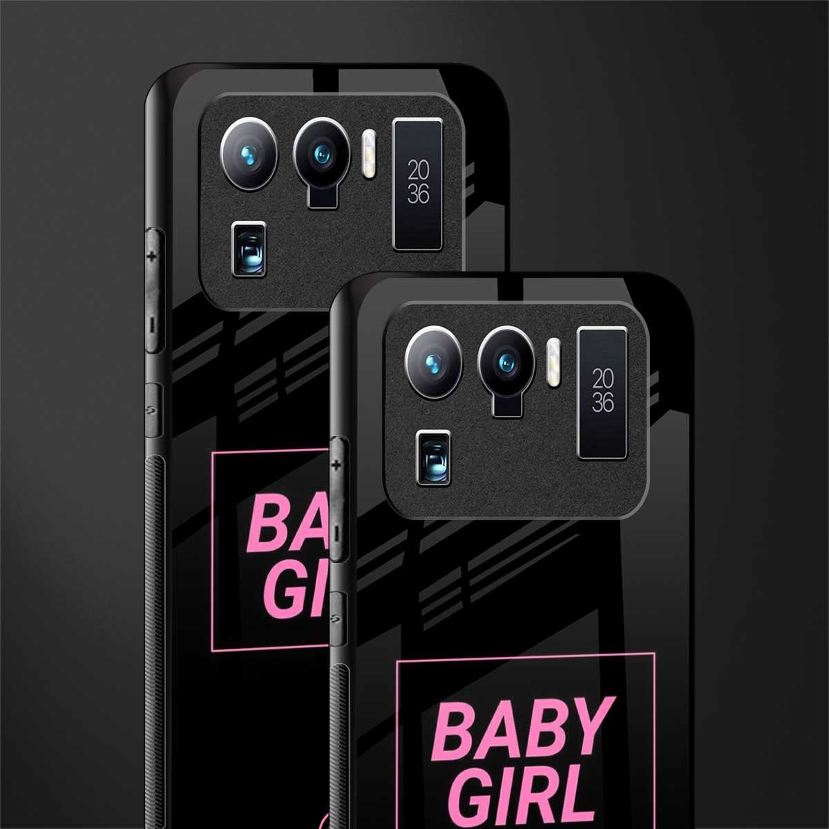 baby girl glass case for mi 11 ultra 5g image-2