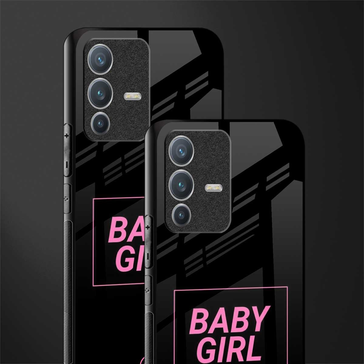 baby girl glass case for vivo v23 pro 5g image-2