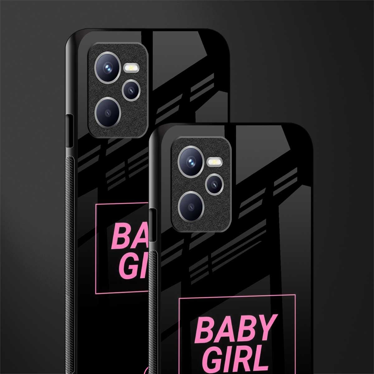 baby girl glass case for realme c35 image-2