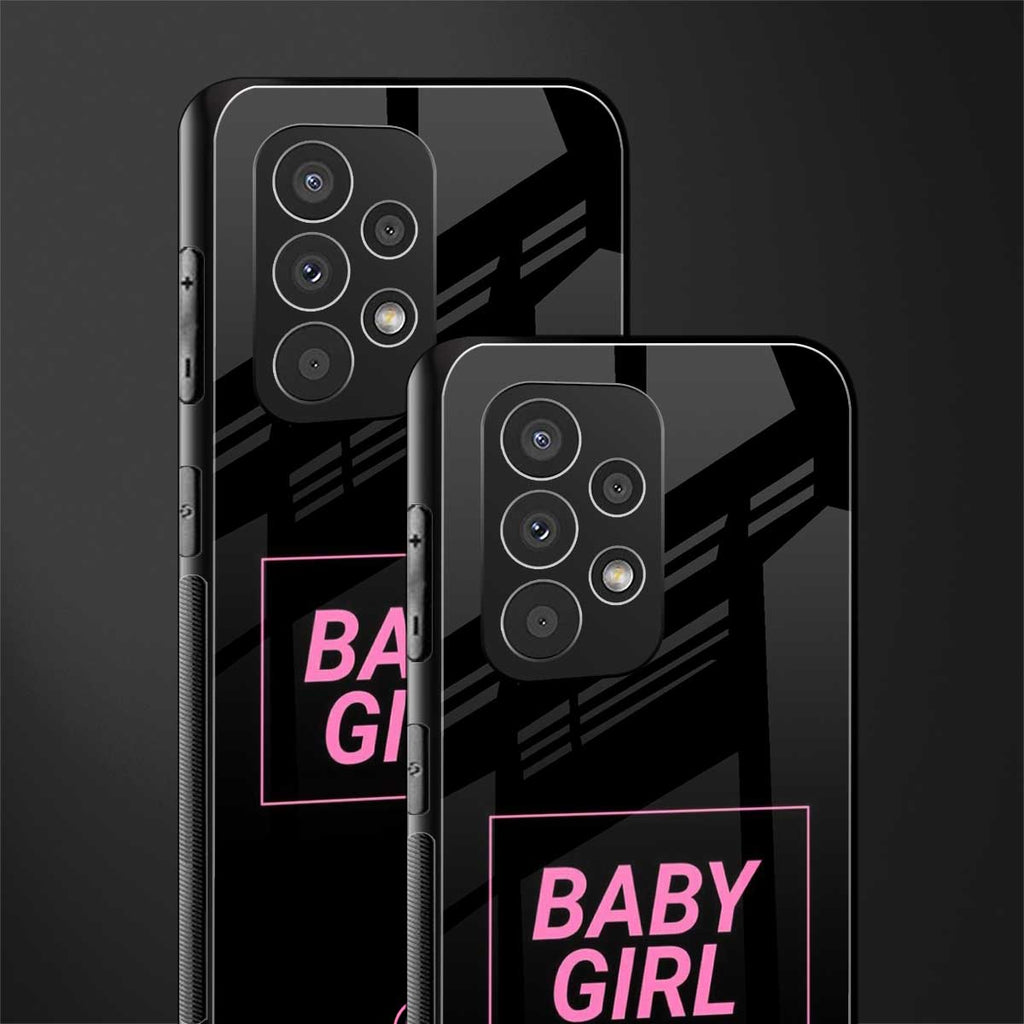 baby girl back phone cover | glass case for samsung galaxy a23