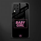 baby girl back phone cover | glass case for samsung galaxy m33 5g