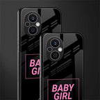 baby girl back phone cover | glass case for oppo f21 pro 5g