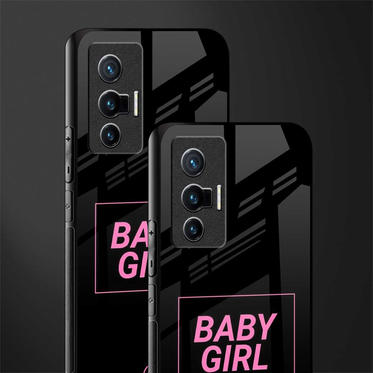 baby girl glass case for vivo x70 image-2