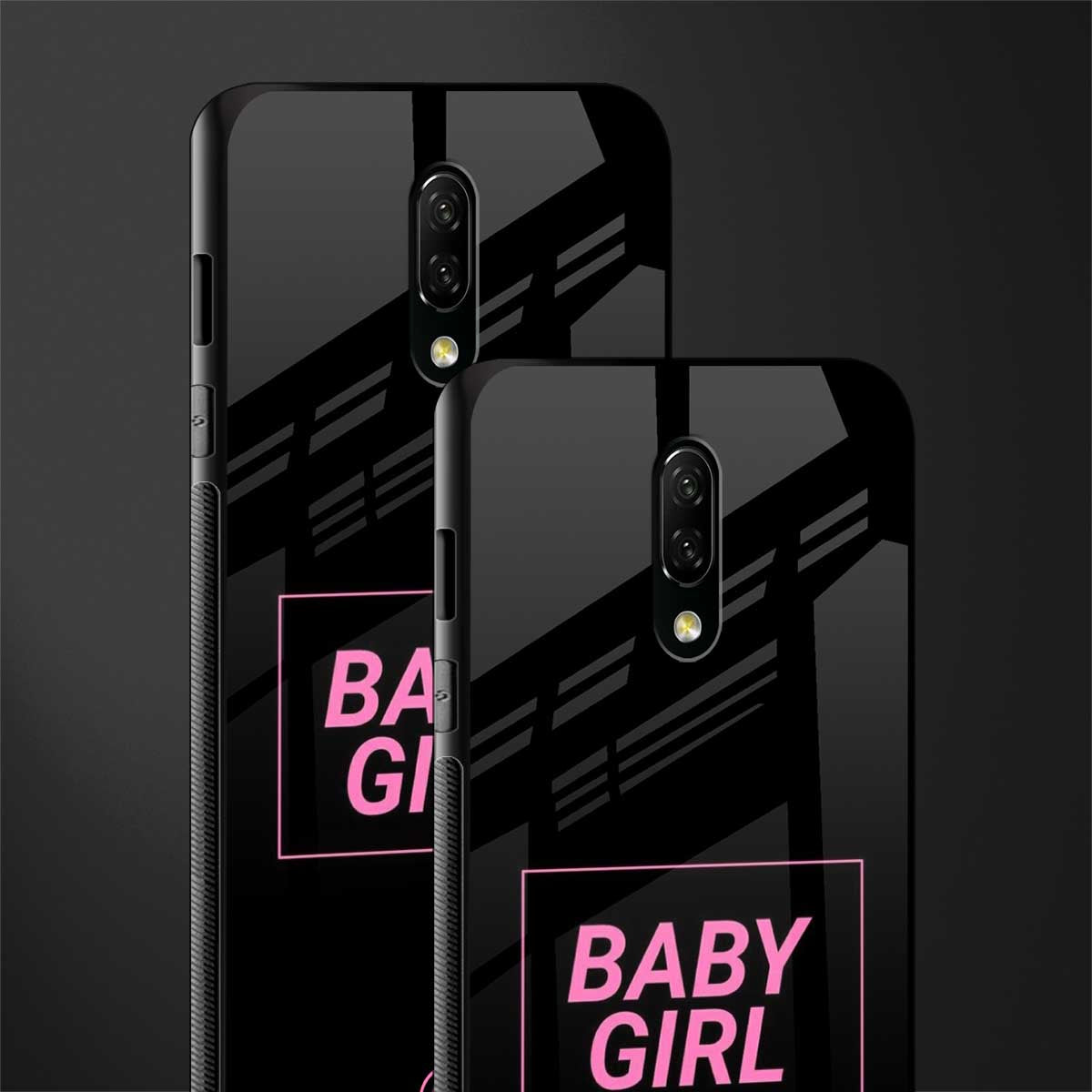 baby girl glass case for oneplus 7 image-2