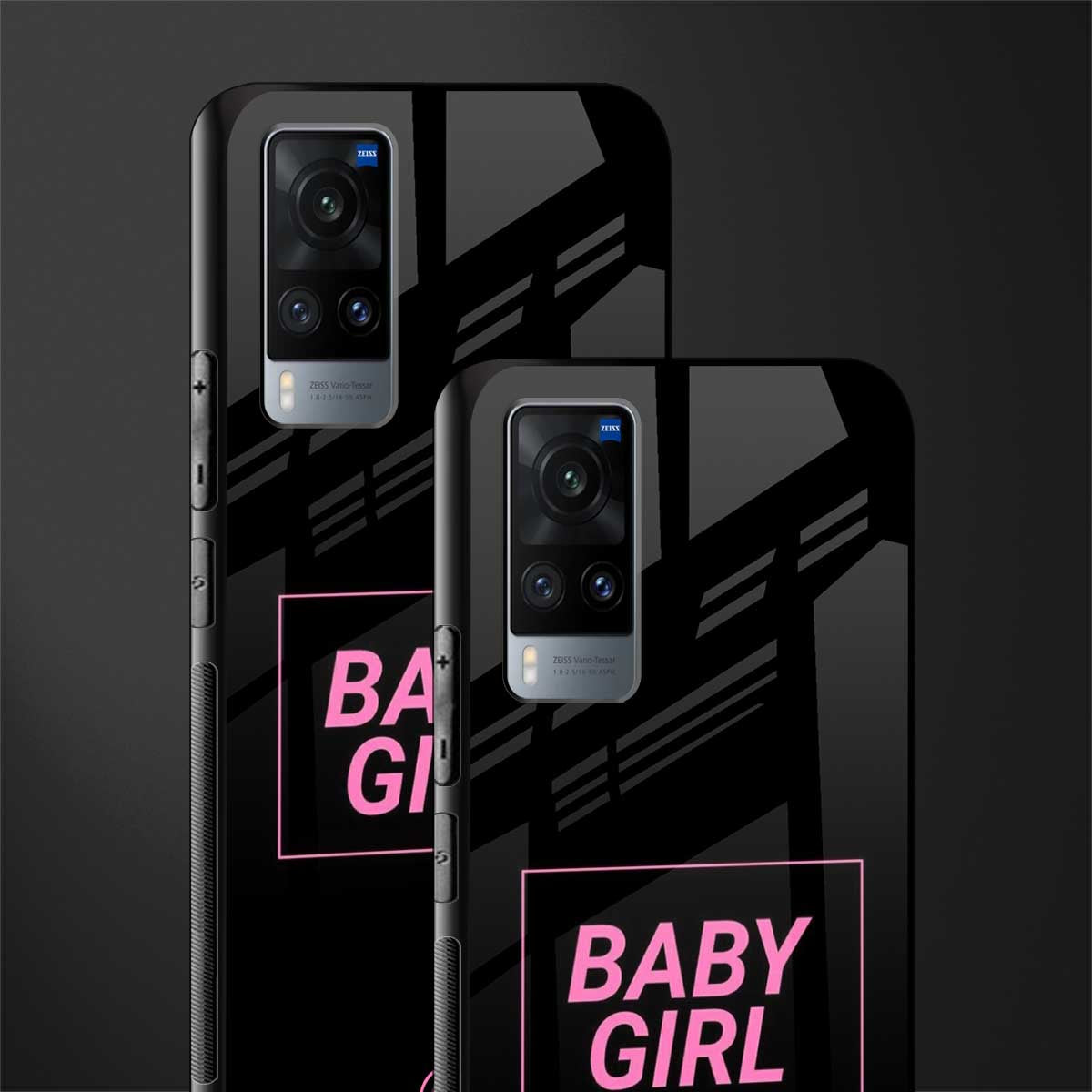 baby girl glass case for vivo x60 image-2