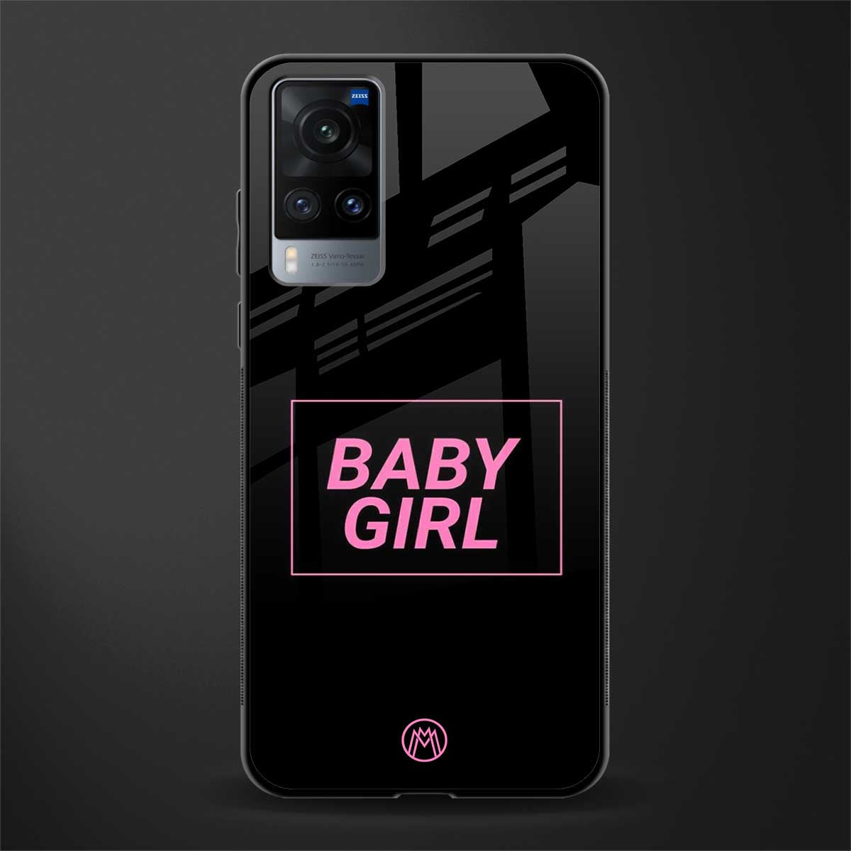 baby girl glass case for vivo x60 image