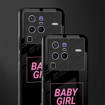 baby girl glass case for vivo x80 pro 5g image-2