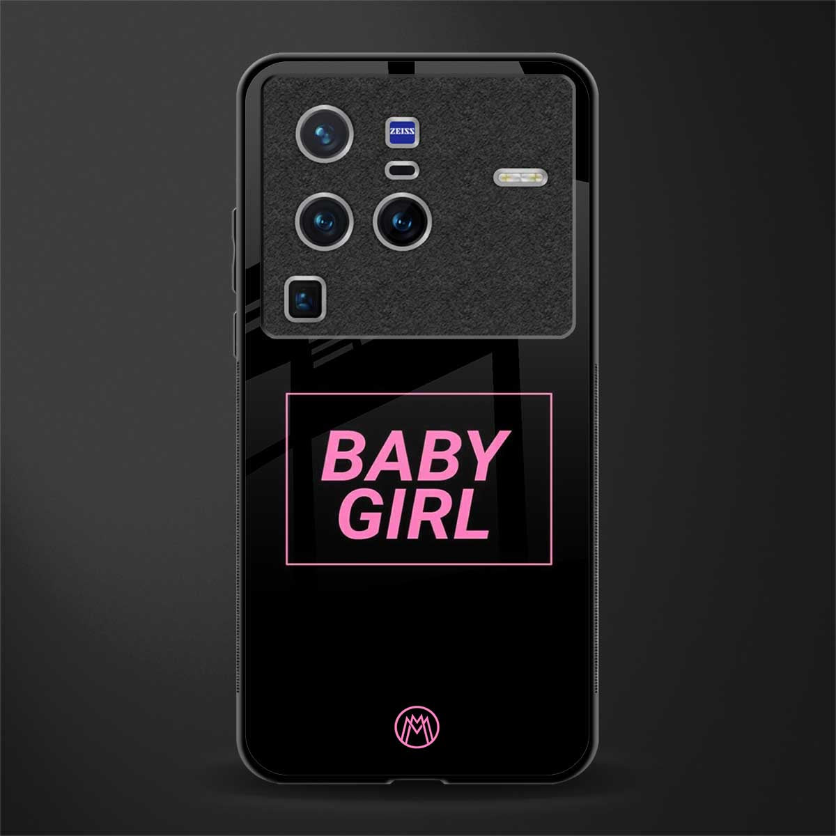 baby girl glass case for vivo x80 pro 5g image