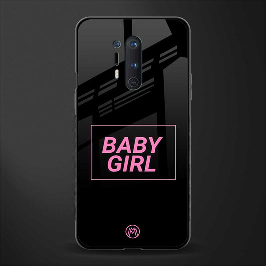 baby girl glass case for oneplus 8 pro image