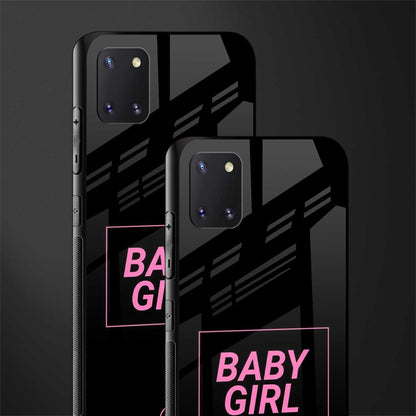 baby girl glass case for samsung a81 image-2