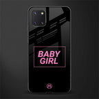 baby girl glass case for samsung a81 image