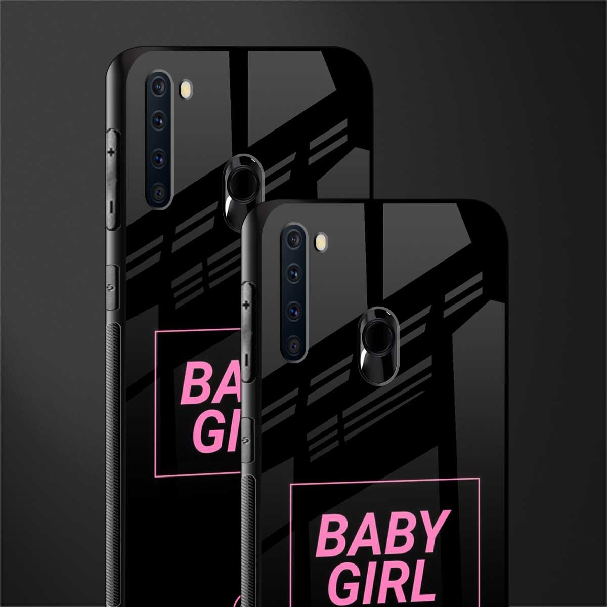 baby girl glass case for samsung a21 image-2