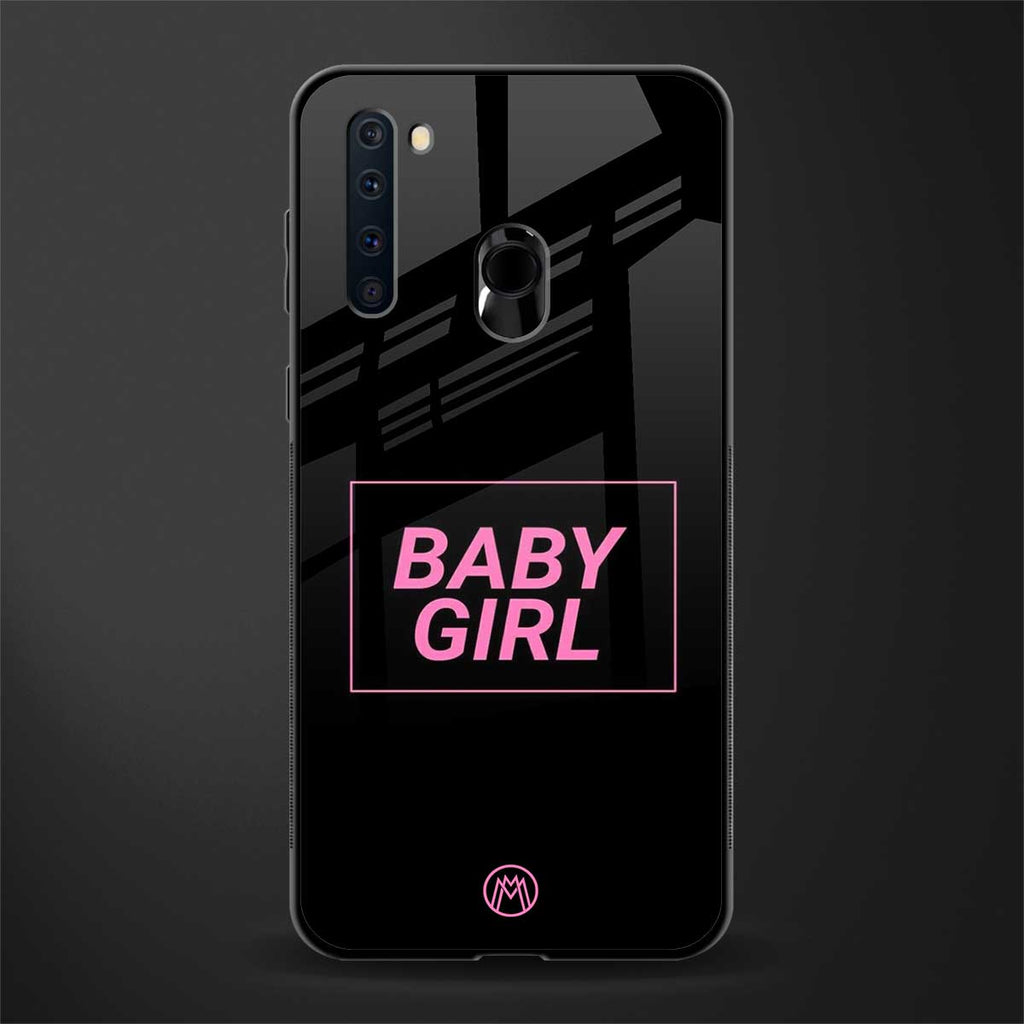 baby girl glass case for samsung a21 image