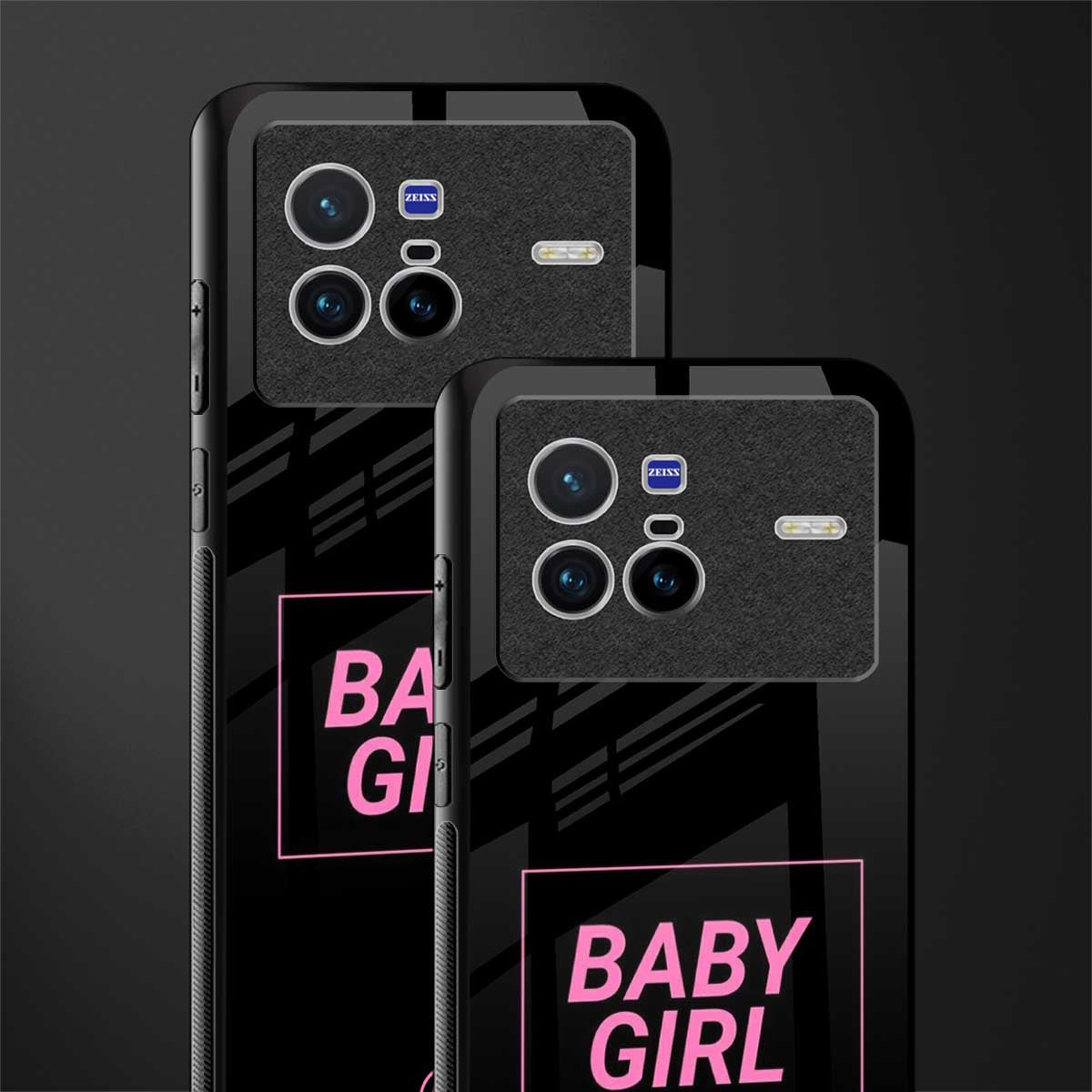 baby girl glass case for vivo x80 image-2