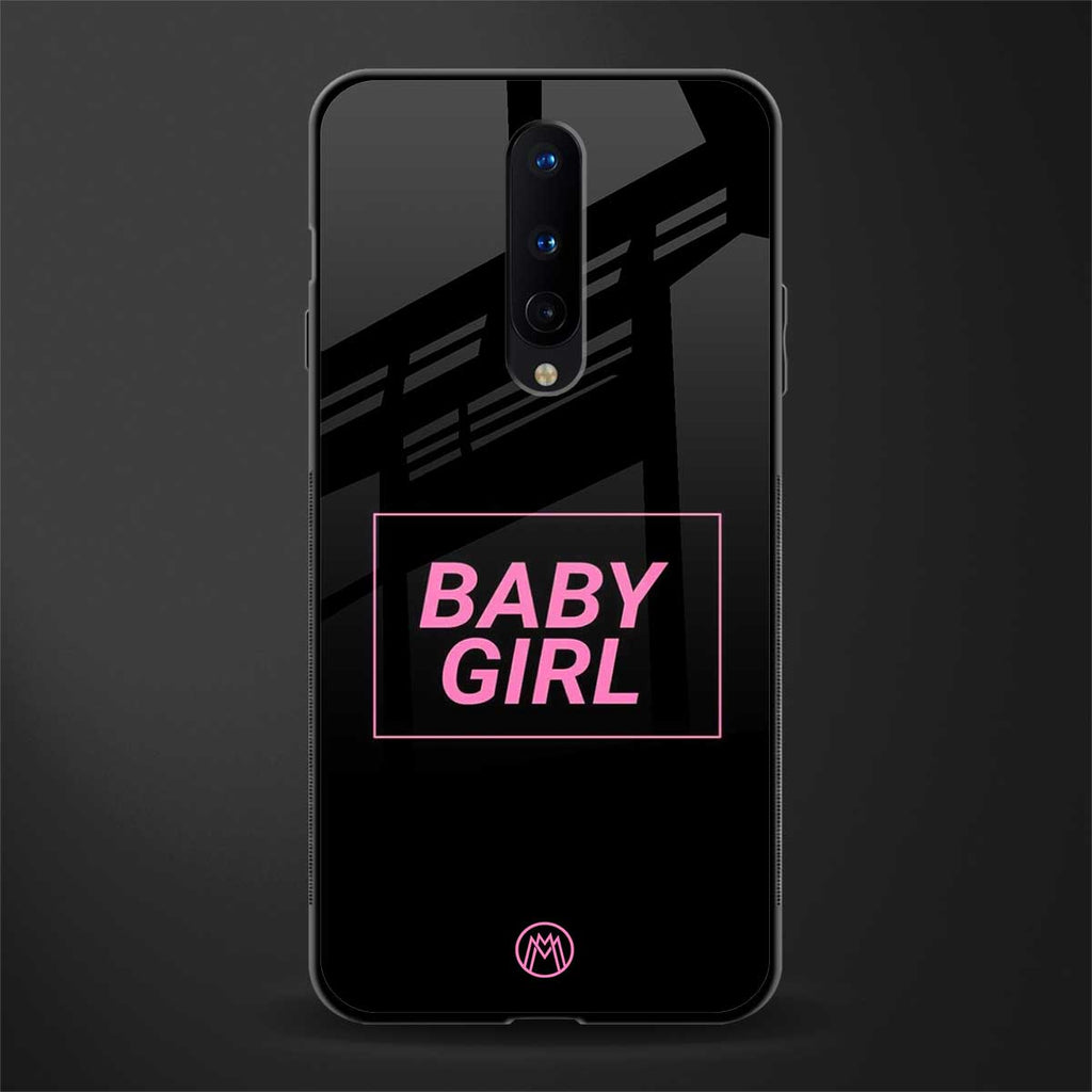 baby girl glass case for oneplus 8 image