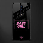 baby girl glass case for oneplus 8 image