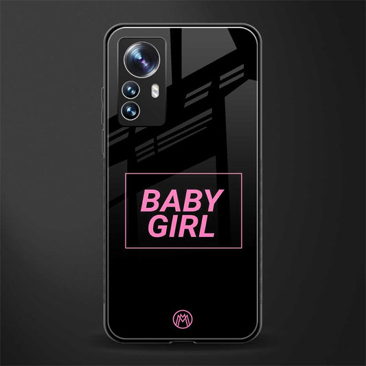 baby girl back phone cover | glass case for xiaomi 12 pro