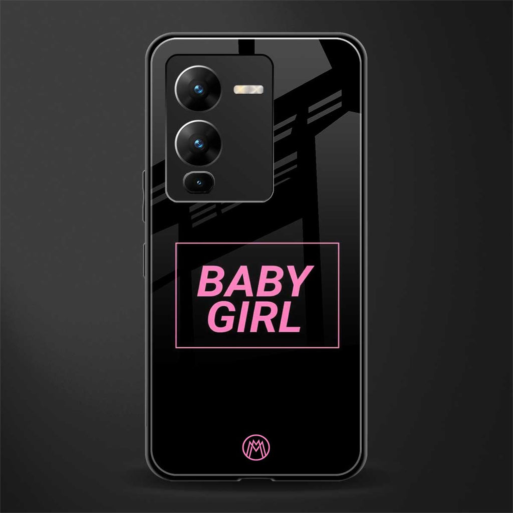 baby girl back phone cover | glass case for vivo v25 pro 5g