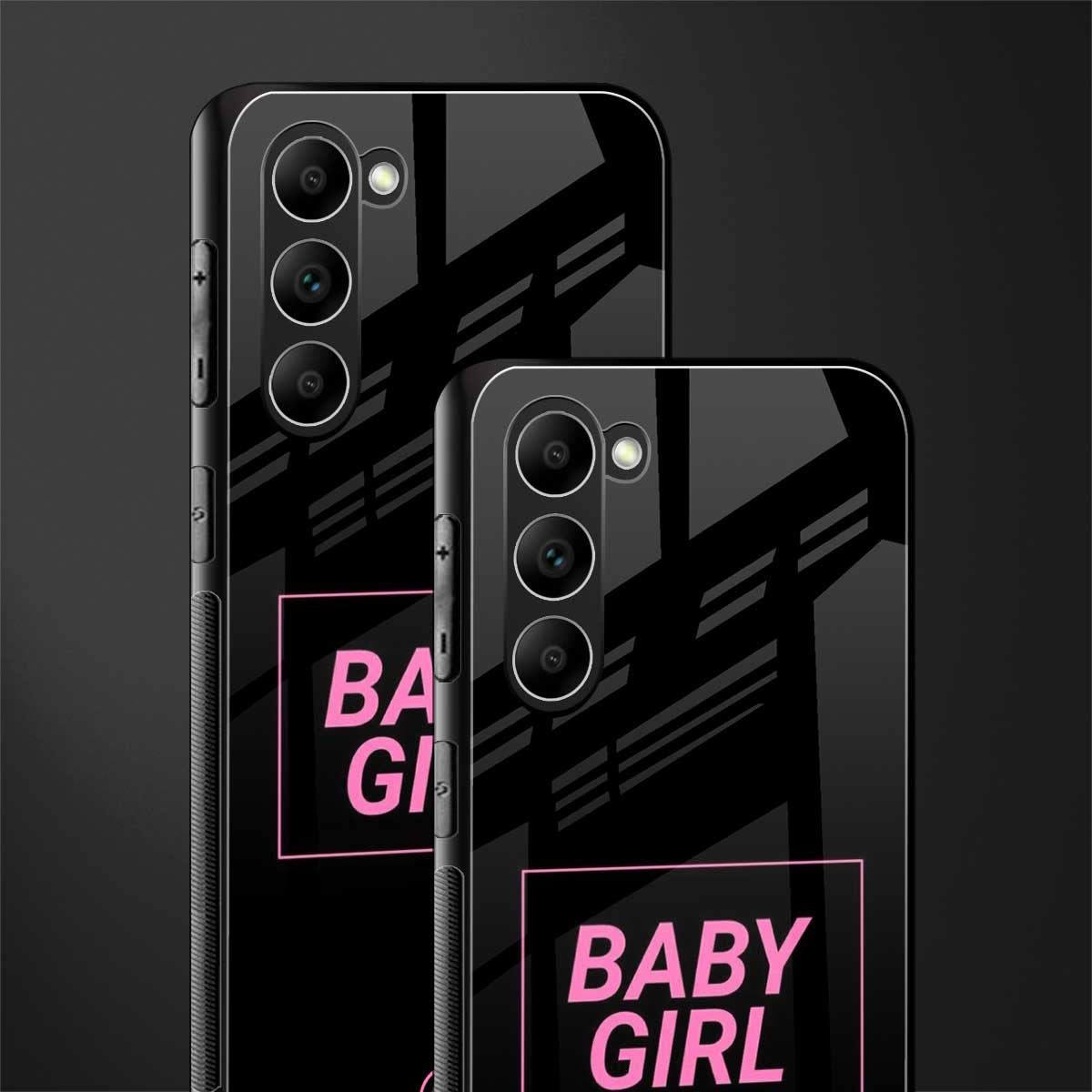 baby girl glass case for phone case | glass case for samsung galaxy s23