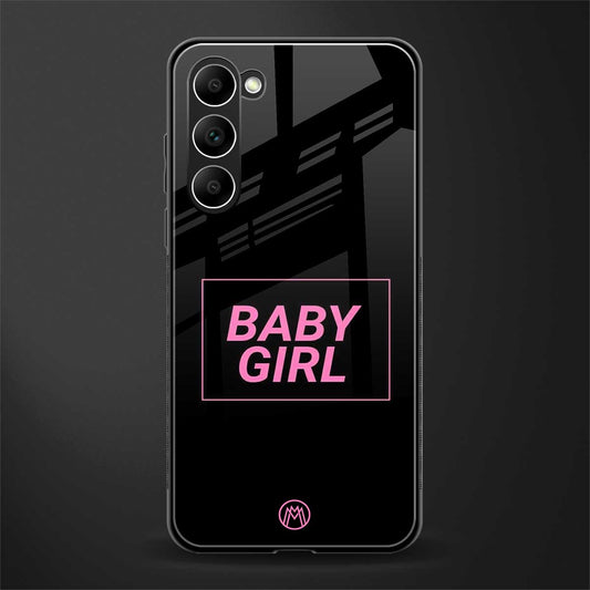 baby girl glass case for phone case | glass case for samsung galaxy s23