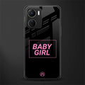 baby girl back phone cover | glass case for vivo y16