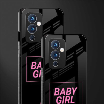 baby girl back phone cover | glass case for oneplus 9