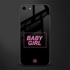 baby girl glass case for iphone se 2020 image