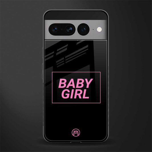 baby girl back phone cover | glass case for google pixel 7 pro