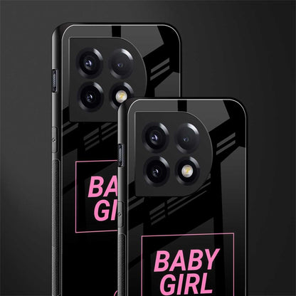 baby girl back phone cover | glass case for oneplus 11