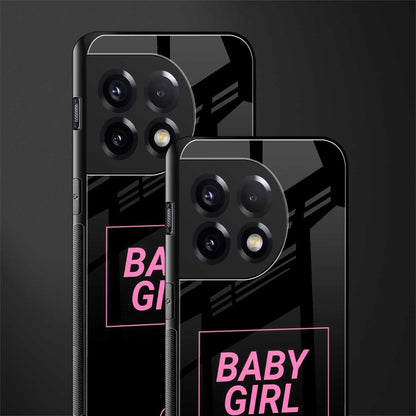 baby girl back phone cover | glass case for oneplus 11r