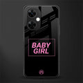 baby girl back phone cover | glass case for oneplus nord ce 3 lite